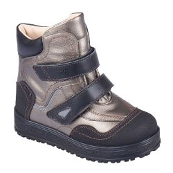 TW-540 (цв.16-бронза, 27) Ботинки (станд.задн., натур.мех, съемн.стелька)