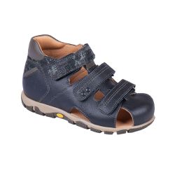 TW-231 (цв.14-черный комбинир., 26) Туфли (закр.нос,натур.кожа,съемн.стелька)