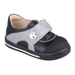 TW-410 (цв.2-черно-серый, 21) Полуботинки (натур.кожа)