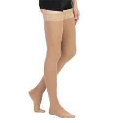 S-113-VI-5 Компр. а/варикоз. чулки Veni CCL1 (р.VI, Karamell(5)закр, норм)