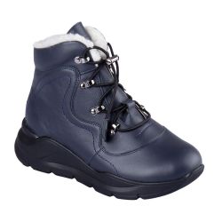 DTD-605 (цв.3-темно-синий, 36) Ботинки (шерст.мех, съемн.стелька)