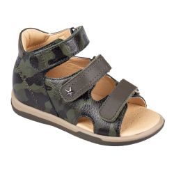 TW-138 (цв.44-зеленый камуфляж, 21) Туфли (откр.нос,ON STEAM)