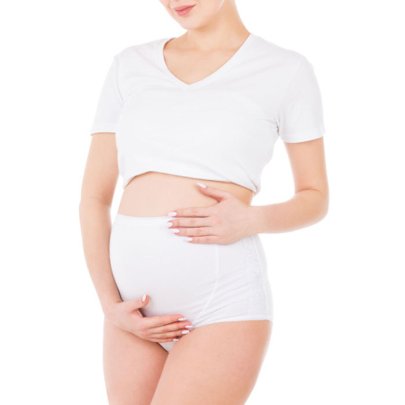 Бандаж-трусы для беременных c кружевами Т-1160  Trives