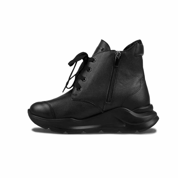 Ботинки женские утепленные на шнурках и молнии DTD-606-4  DOCTOR THOMAS