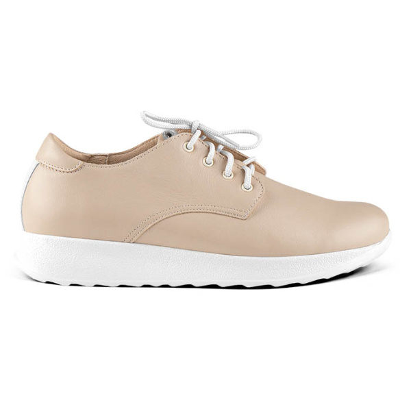 Полуботинки женские ортопедические со шнурками DTD-351-БЖ  DOCTOR THOMAS